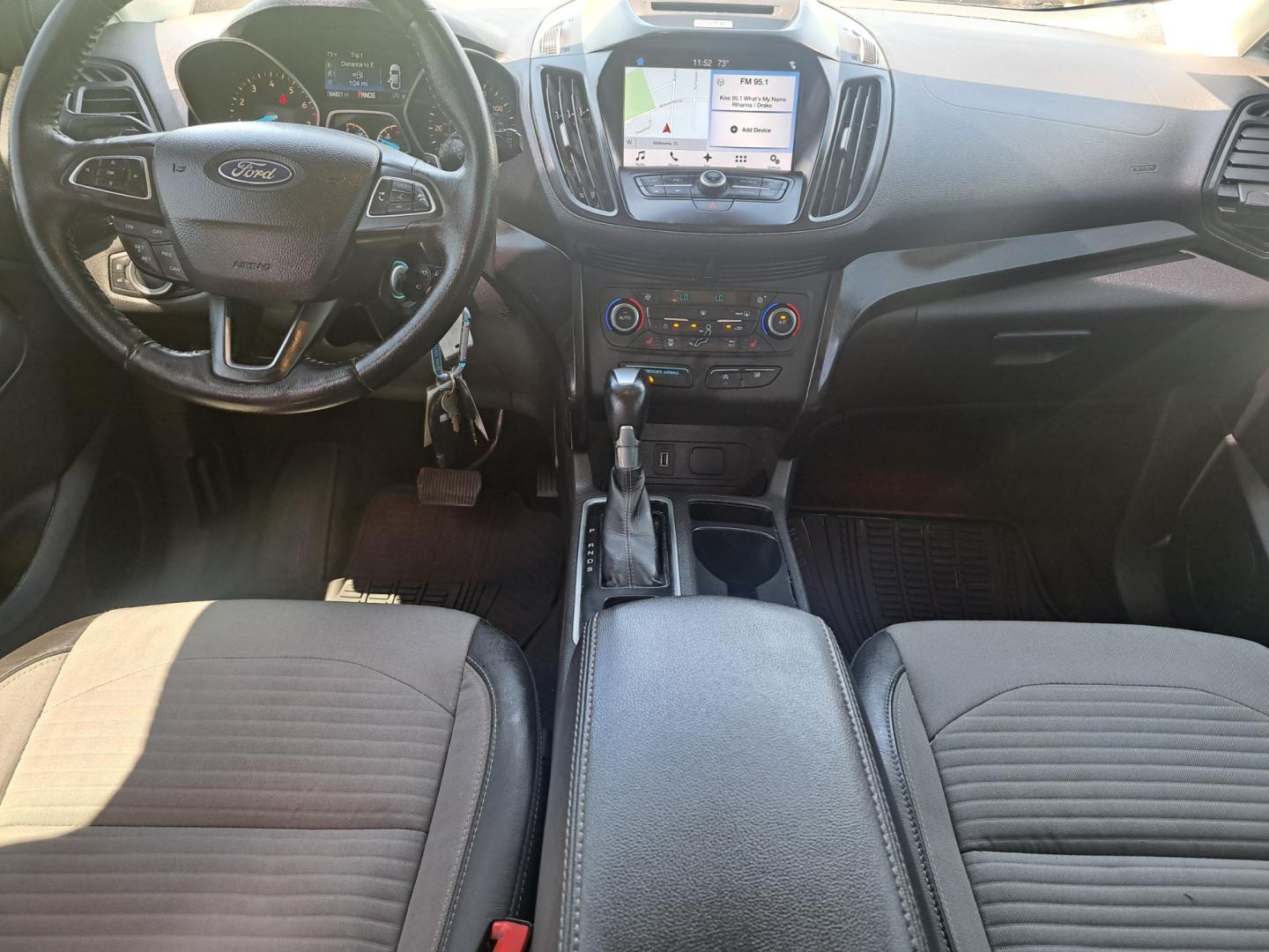 2017 Grey /GRAY Ford Escape (1FMCU0GD8HU) , located at 1181 Aurora Rd, Melbourne, FL, 32935, (321) 241-1100, 28.132914, -80.639175 - Photo#4